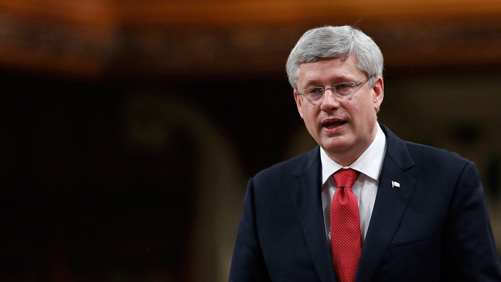 Canada&#8217;s PM Harper outlines his government&#8217;s plan to participate in a military campaign against Islamic State militants