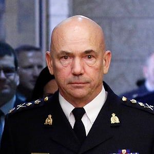 Royal Canadian Mounted Police Commissioner Bob Paulson prepares for a public safety committee meeting on Parliament Hill in Ottawa