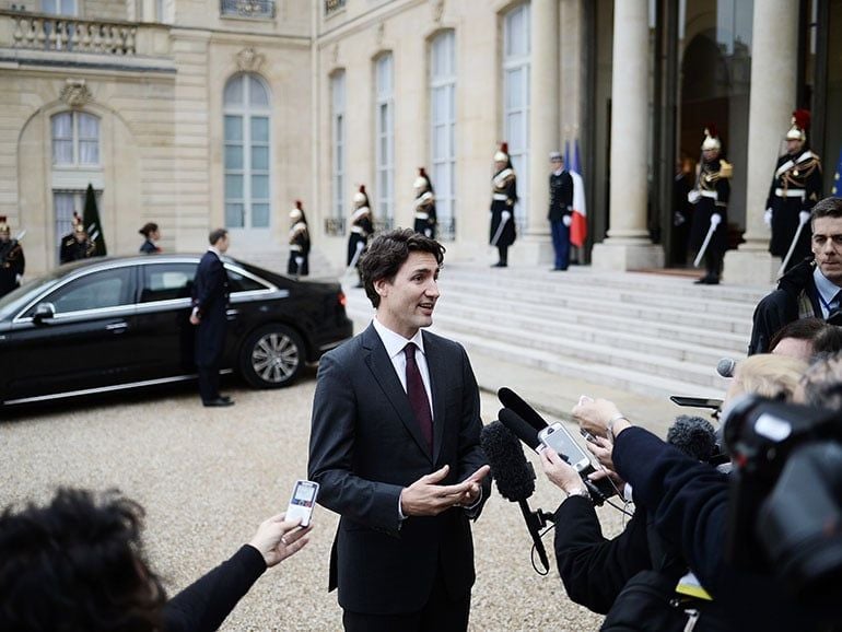 FRANCE-CANADA-CLIMATE-WARMING-COP21