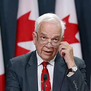 Canada&#8217;s Immigration Minister McCallum speaks during a news conference in Ottawa