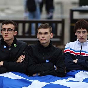 Reactions Following Scottish Independence Referendum Vote Announcement