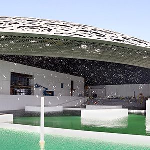The Louvre Abu Dhabi under construction. (TDIC/Ateliers Jean Nouvel)