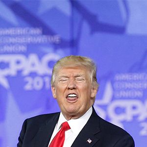 Trump addresses CPAC in Oxon Hill in Maryland