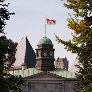 The McGill University campus is seen in Montreal