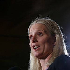Canada&#8217;s Environment Minister Catherine McKenna takes part in a news conference during the First Ministersí meeting in Ottawa