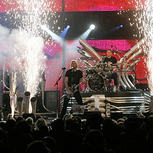 Nickelback performs during the Juno Awards in Vancouver