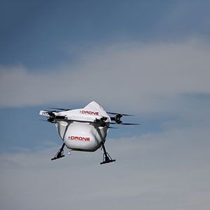 Sparrow drone in flight. (Drone Delivery Canada)