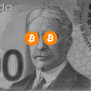 Bitcoin on $100 bill