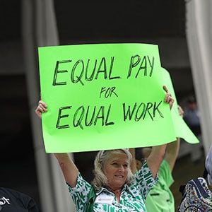 Rally To Support Equal Pay For Equal Work