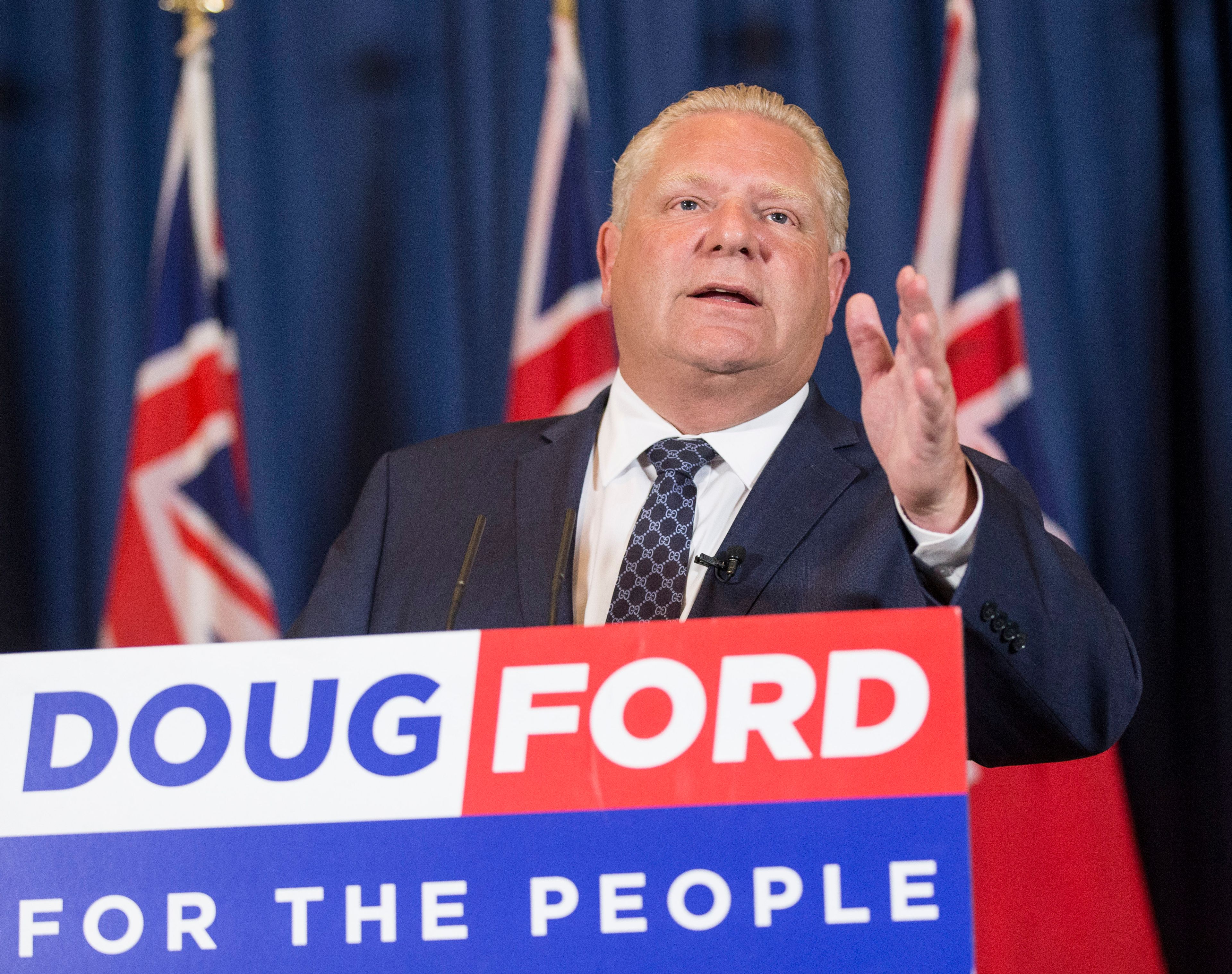 Ontario Premier Elect Doug Ford holds post election media availability.