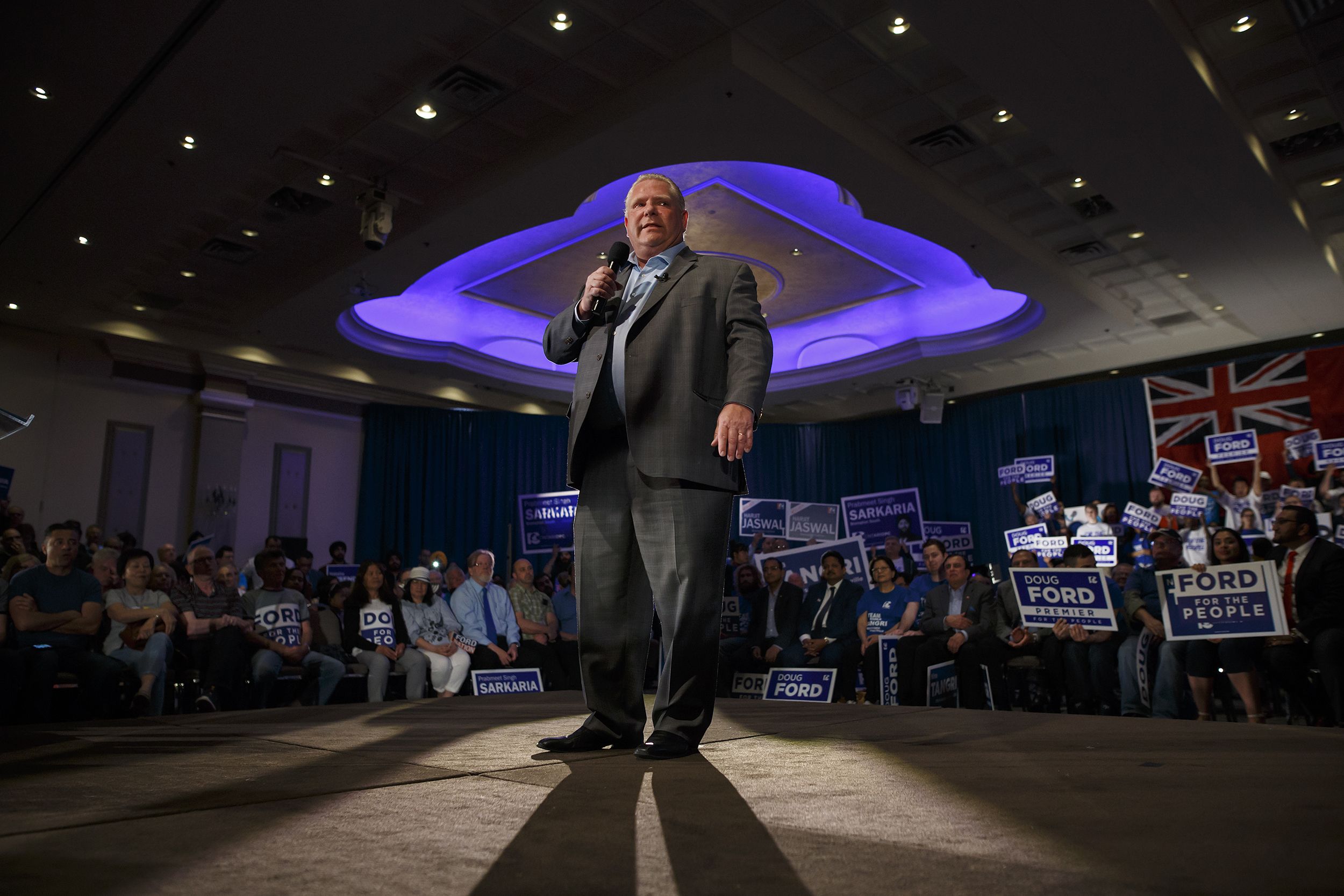 Ontario Premier Candidate Doug Ford Attends Campaign Events Ahead Of Election