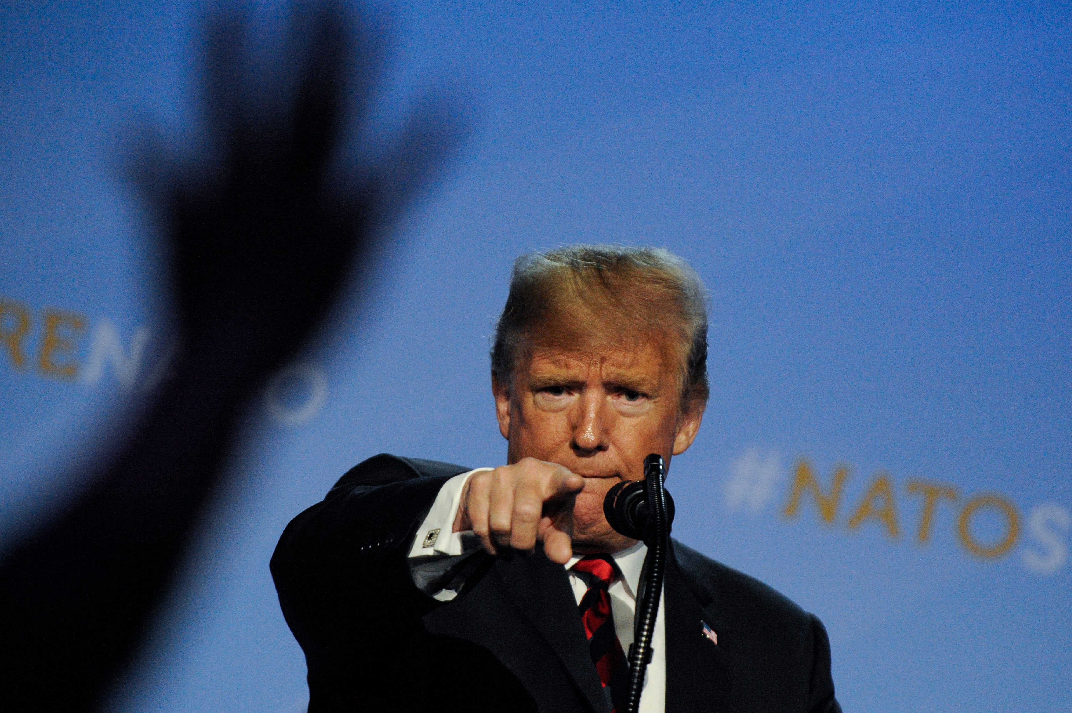 Donald Trump Press Conference At NATO summit