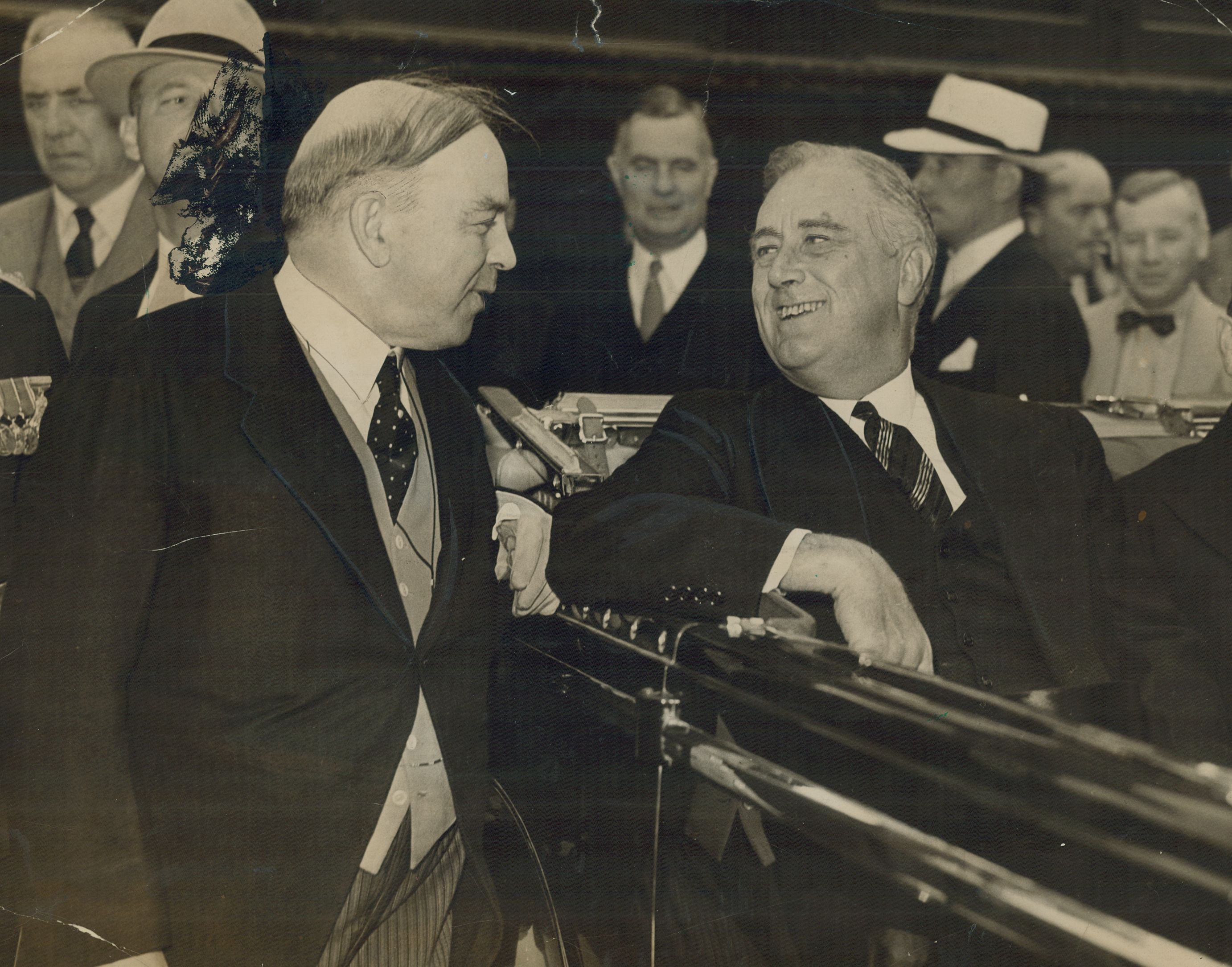 Hon. Albert. No sooner had President Roosevelt&#8217;s promise of aid from the United States to Canada; sh