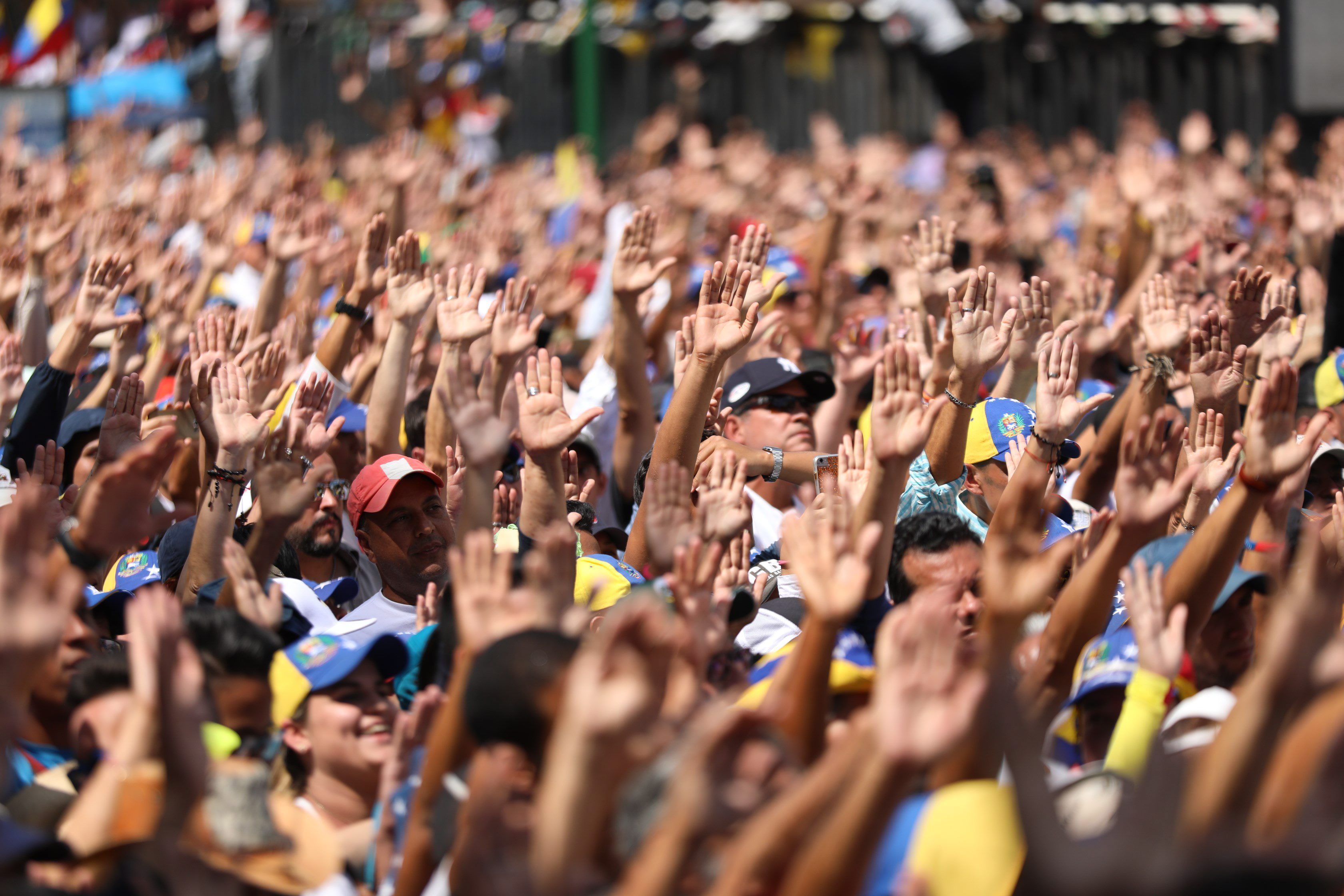 Opposition protest against Venezuelan president Maduro