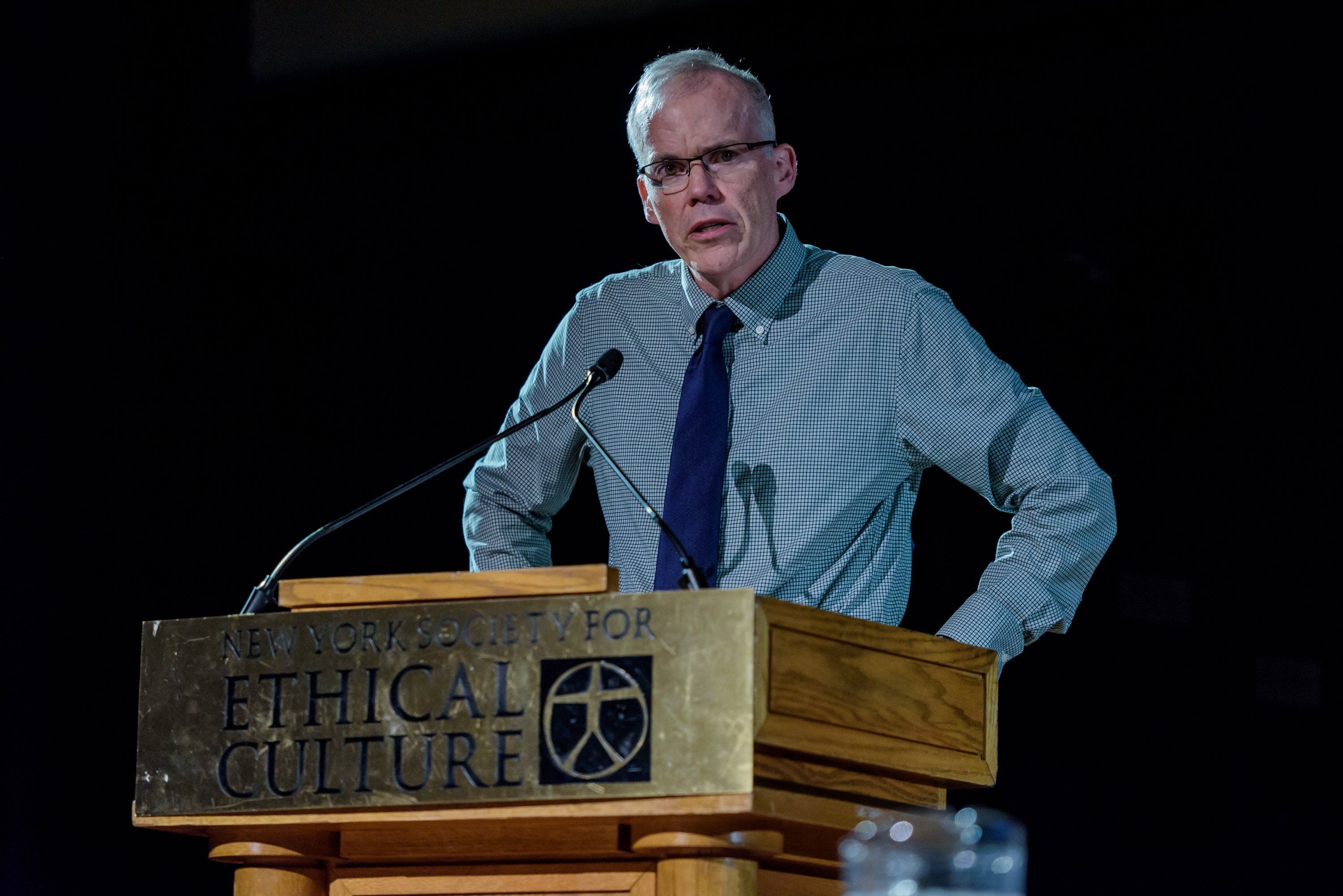 Bill McKibben, founder of 350.org led a panel discussion on