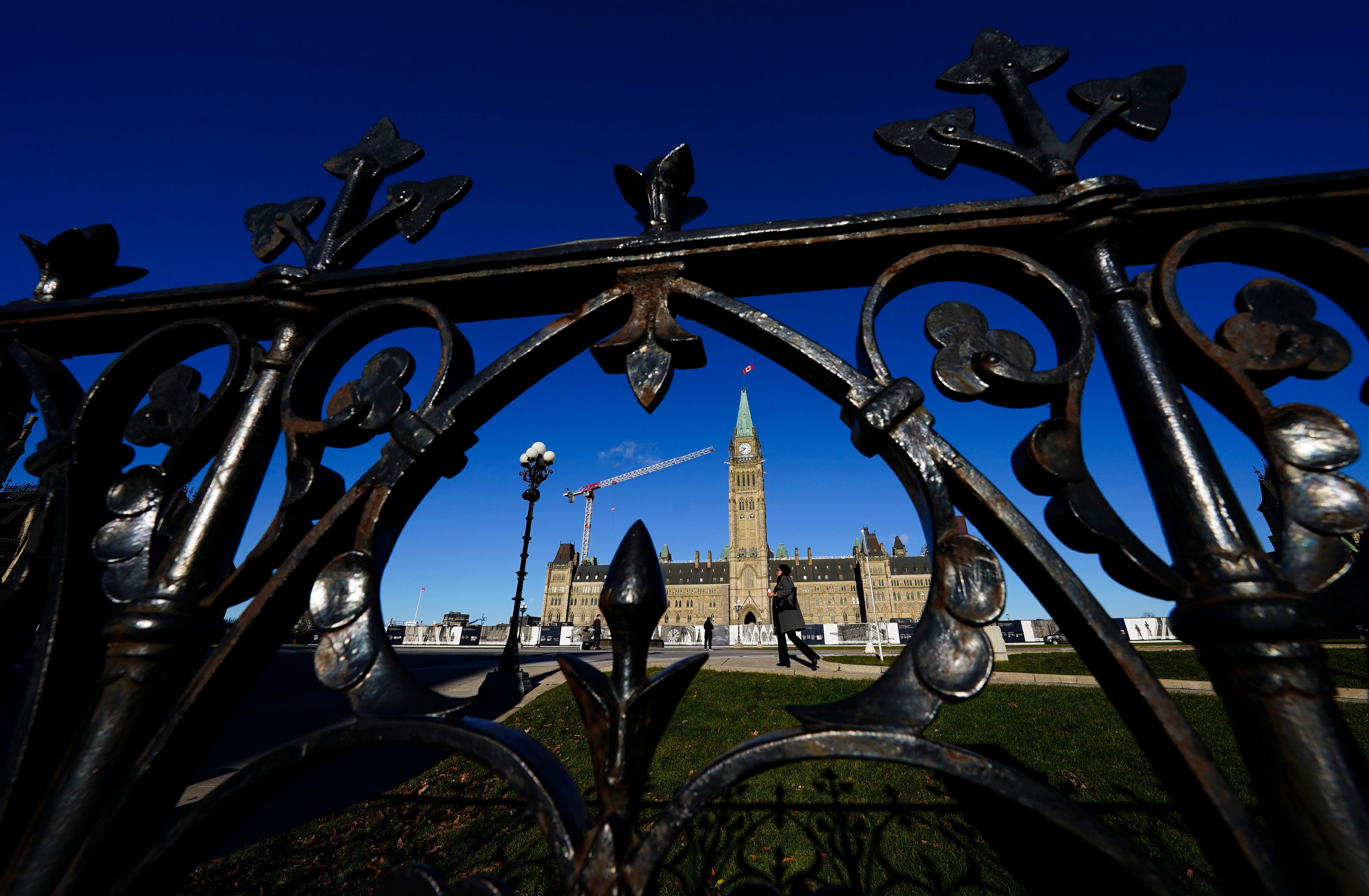 Parliament Hill's Centre Block in Ottawa on Nov. 22, 2021. (Sean Kilpatrick/Canadian Press)