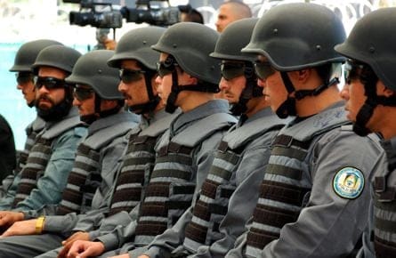 Afghan police