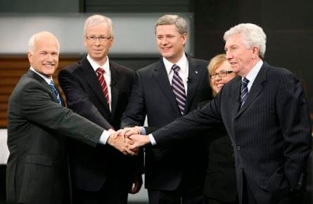 Leaders debate