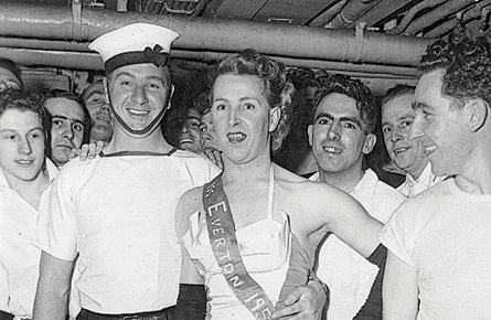 All men on deck—in drag?