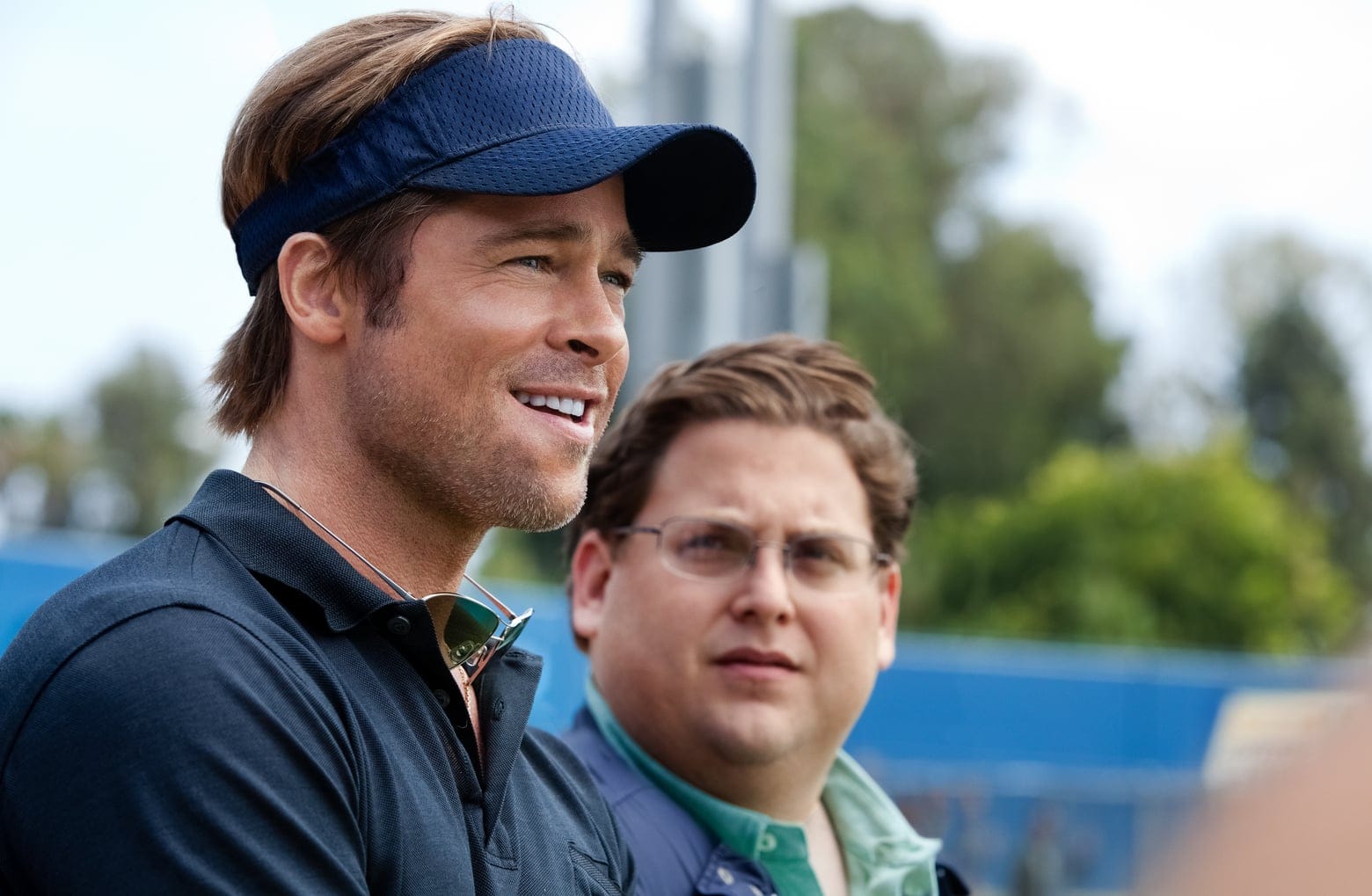 Brad Pitt and Jonah Hill in 'Moneyball'