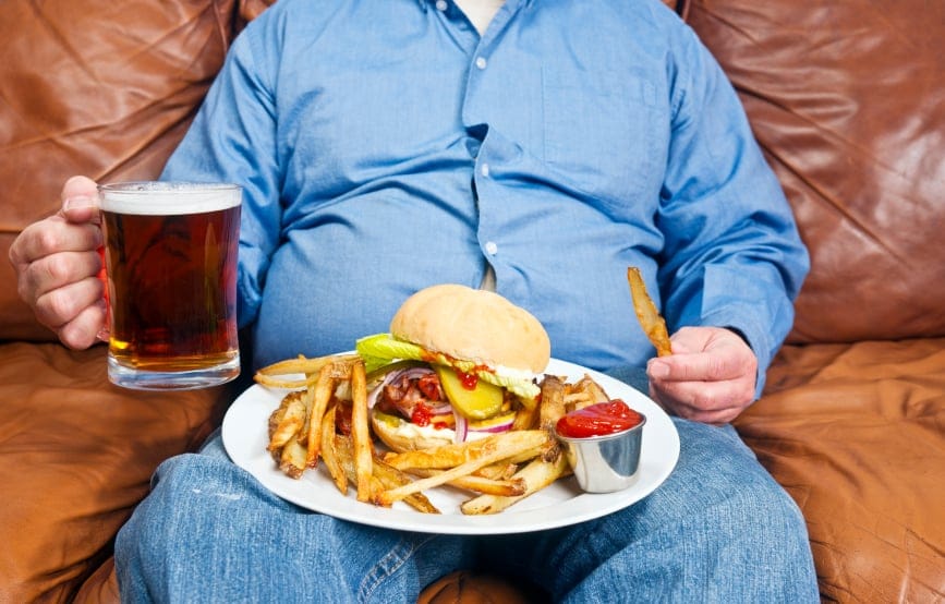 BMI is inversely correlated with a person's happiness