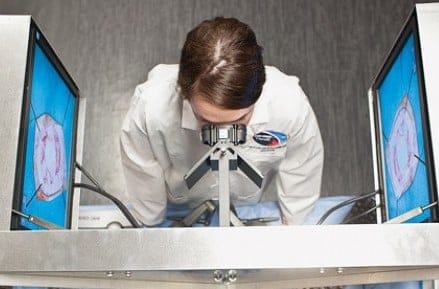 Dalhousie student researcher. By Andrew Tolson.