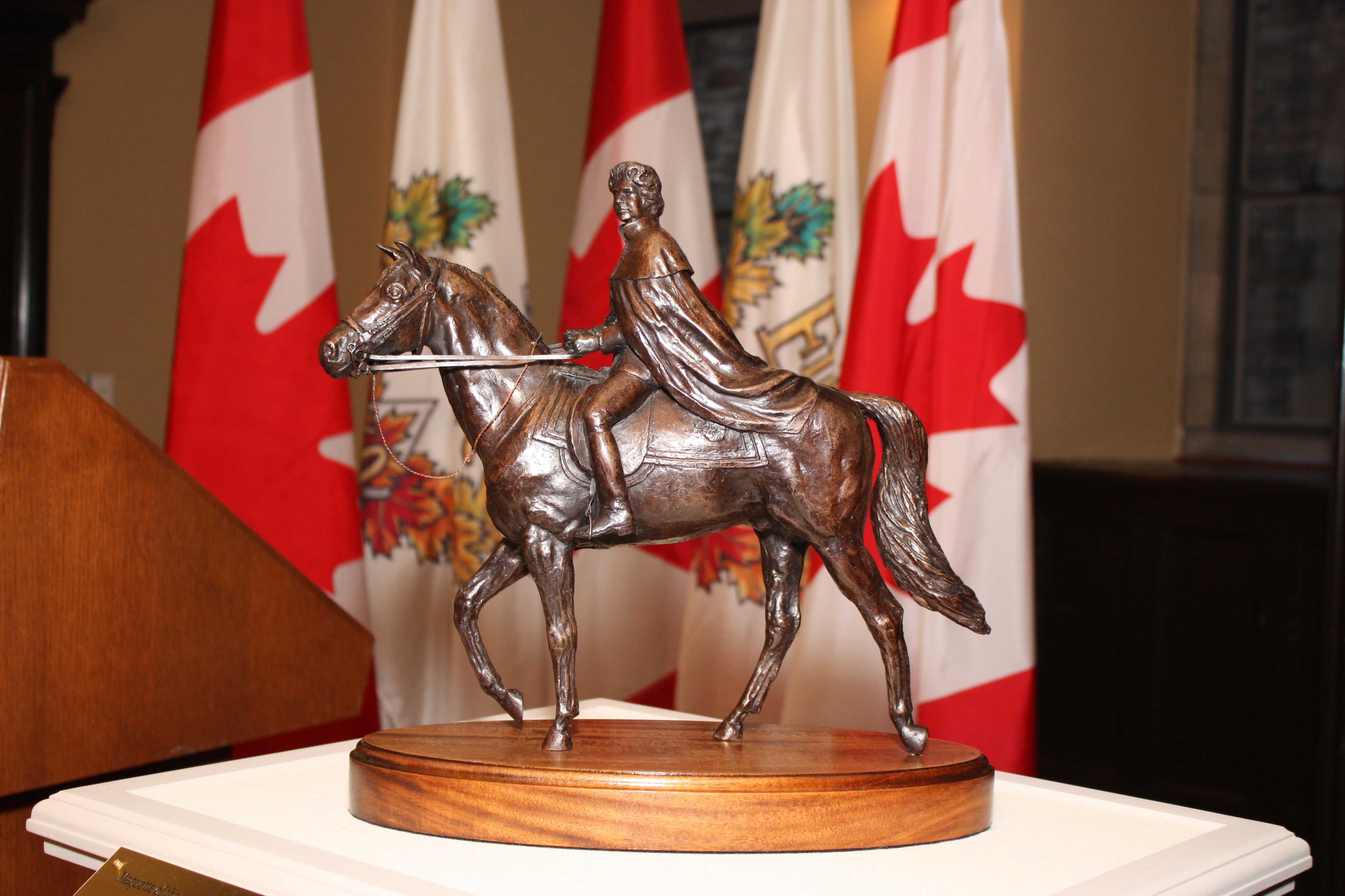 The maquette.