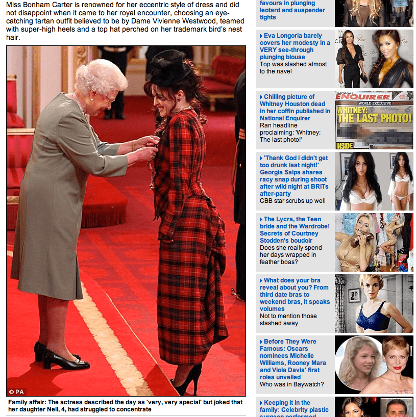 Courtesy of the Daily Mail