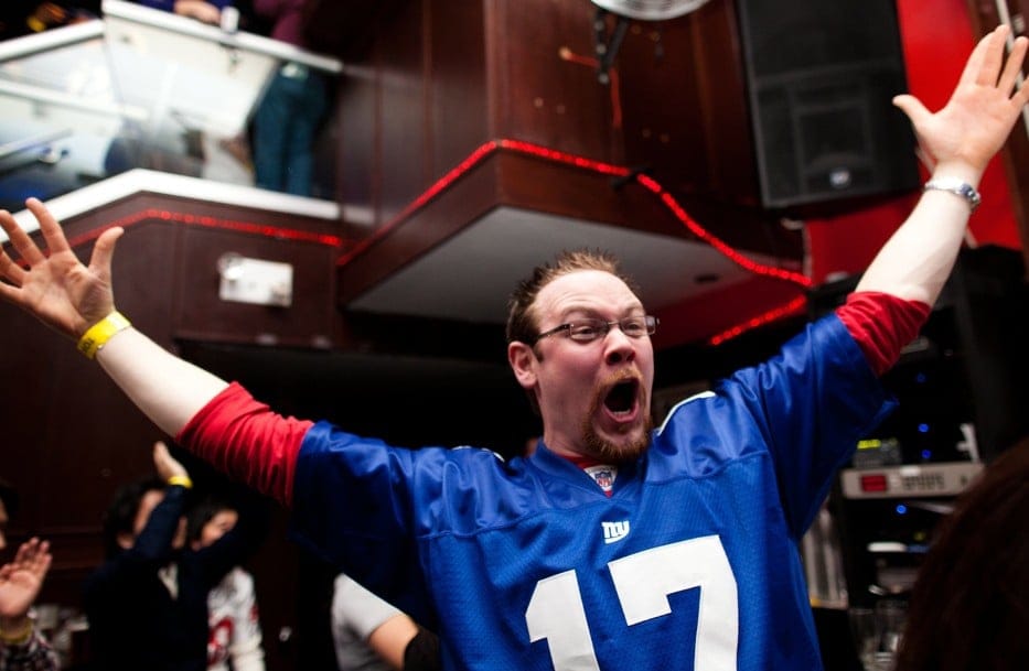 Super Bowl Giants Reax Football