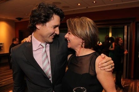 Justin Trudeau and martha hall findlay