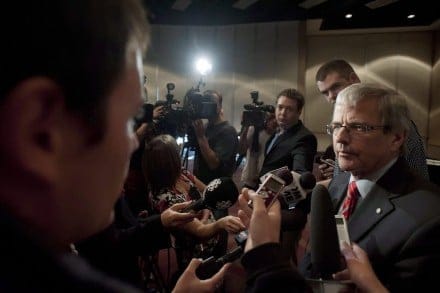 Peter MacKinnon in Oct. 2012 (Liam Richards/CP)