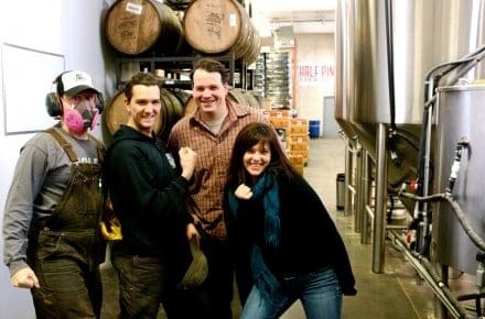 Half Pints team memebrs Jeremy Wells, Chris Young, Zach Mesman, and Barry. 