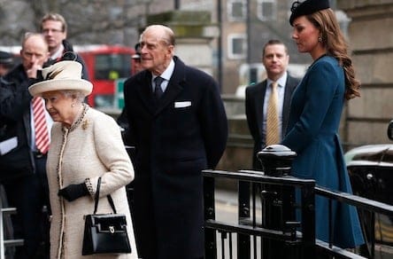Duchess of Cambridge, Queen Elizabeth II, Prince Philip