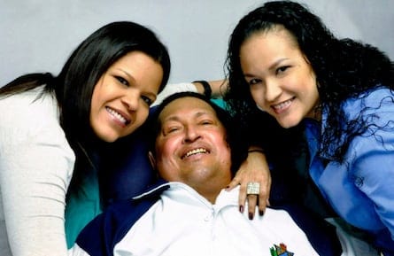 Hugo Chavez, Rosa Virginia Chavez, Maria Gabriela Chavez