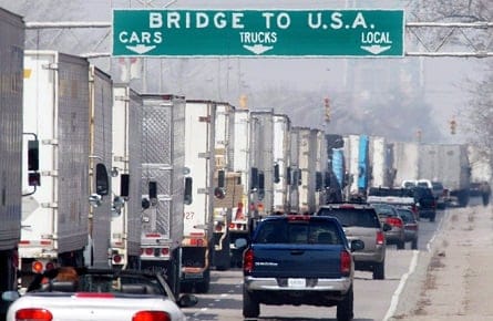 Truck traffic