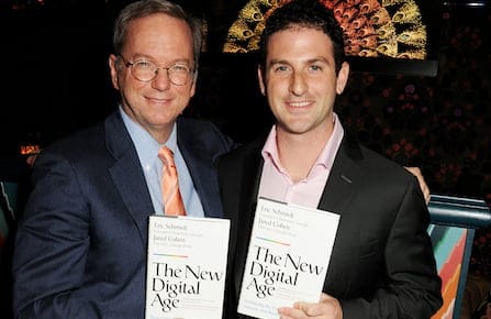 Jamie Reuben Hosts Book Launch for 'The New Digital Age' By Eric Schmidt and Jared Cohen