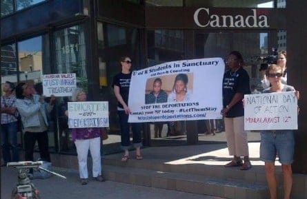 Aug. 12 protest (Larry Hubich/Twitter)