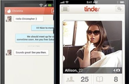 Tinder app capture