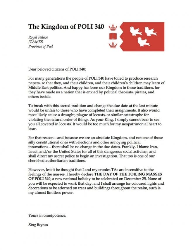 McGill Royal Decree