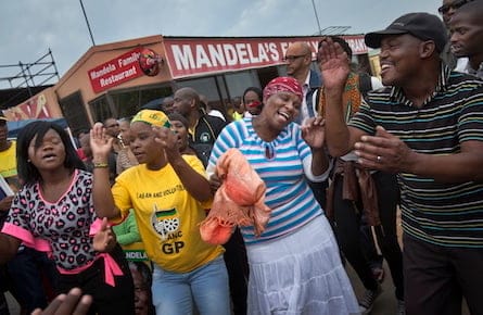 South Africa Mandela Mourning