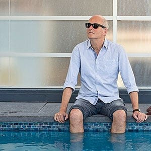 Herman Koch photographed at The Empire Hotel in New York City. June 2014.
