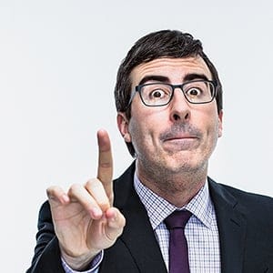 John Oliver in New York.