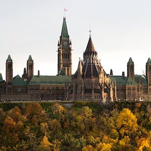 Parliament Hill and the Library of Canada in the fall in Ottawa, Ont. on Oct, 18, 2012. THE CANADIAN PRESS IMAGES/Lars Hagberg