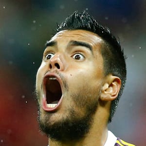 Argentina's goalkeeper Romero celebrates after saving the ball for the second time during a penalty shoot-out at their 2014 World Cup semi-finals against the Netherlands at the Corinthians arena in Sao Paulo