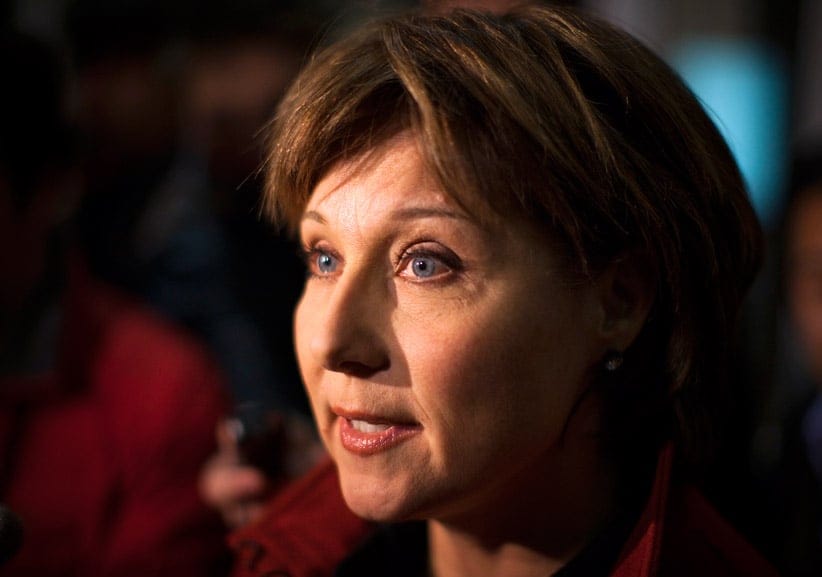 B.C Premier Christy Clark speaks to media after she held an emergency cabinet meeting with ministers in Vancouver