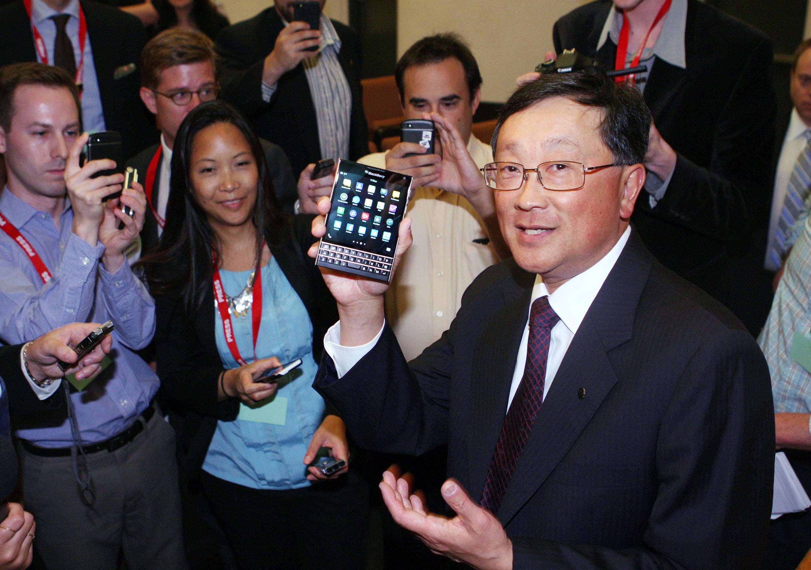 BlackBerry CEO John Chen. (Dave Chidley/The Canadian Press)