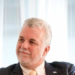 Philippe Couillard.  2014.  CREDIT:  Photograph by Jean-Francois Lemire
