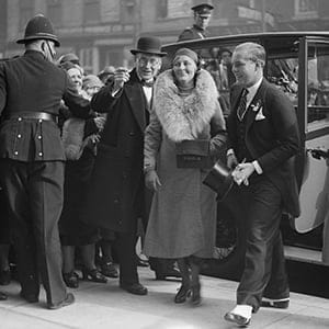 John David Eaton and Lady Eaton at Eaton's College Street store opening. - [1930]