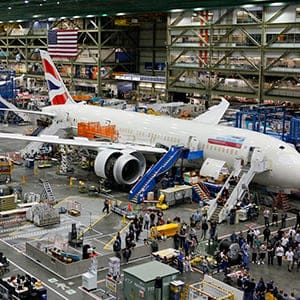 Inside the Boeing Co. 787 Assembly Plant