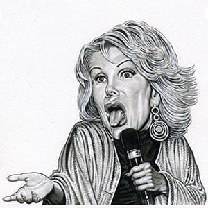 Joan Rivers. Drew Friedman.